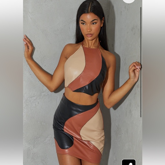 PrettyLittleThing Top and Skirt Set - Picture 1 of 5